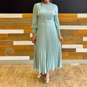 Sage green dress